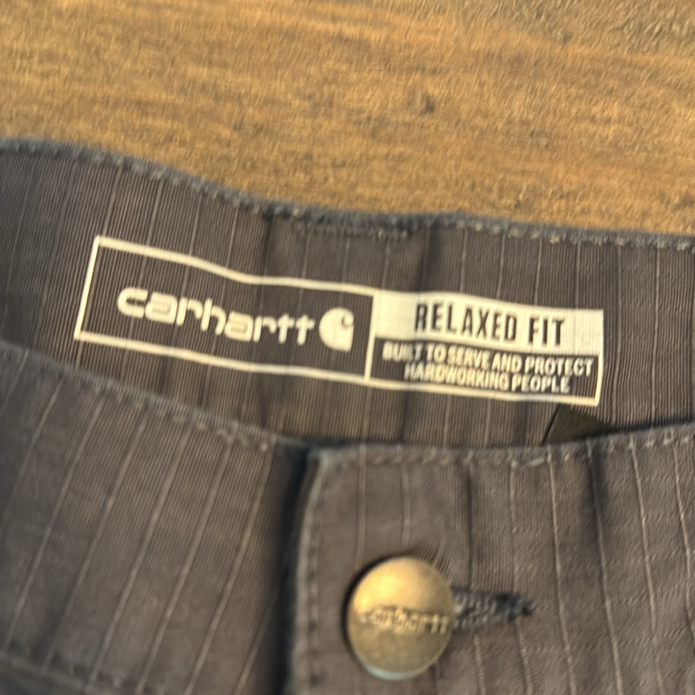 Carhartt Force Relaxed Fit Ripstop Shorts Gray 33 - Picture 5 of 8